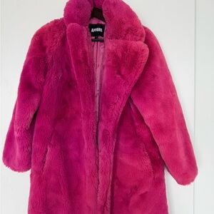 Apparis Fuchsia Teddy Jacket